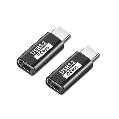 Accessonico 2 Pack USB C Extender USB-C Port Cable Adapter Type C Male to USBC Female