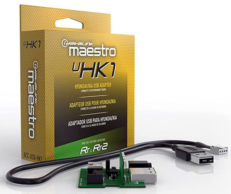 MAESTRO iDatalink Acc-USB-HK1 Factory to USB to Male USB Adapter Compatible with Hyndai Kia