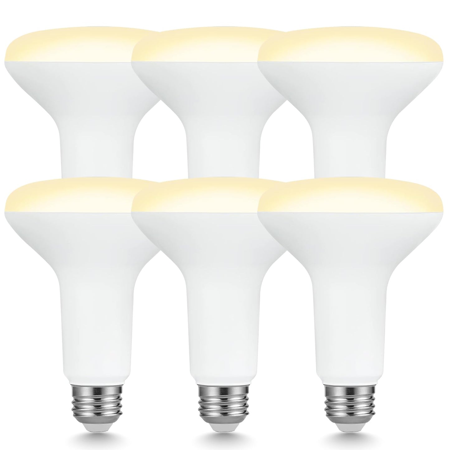 Sigalux BR30 LED Flood Light Bulbs, 7.5W Equivalent 65W, 650LM, Dimmable, 2700K Soft White, CRI 80, 110° Beam Angle, E26 Base, Energy-Efficient Indoor