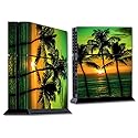 Skin Decal Vinyl Wrap for PS4 Sony Playstation Console (skins only) / Sunset Palm Trees Ocean