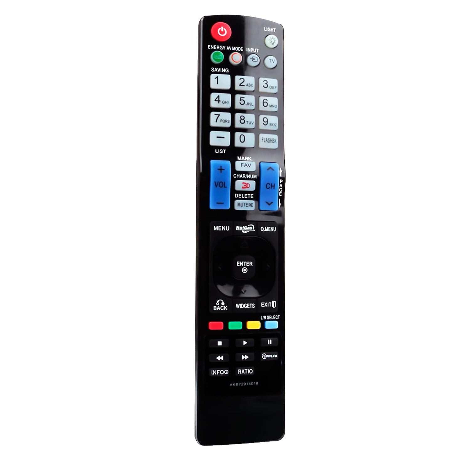AKB72914018 Replaced Remote Control Compatible with LG LCD LED Plasma TV 32LD550 55LD650 42LE5400 47LE5500 32LE5400 46LD550 47LE5400 55LE5500 52LD550