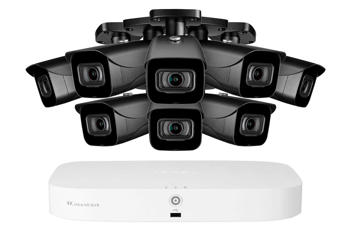 8-Channel Fusion NVR System with 4K (8MP) IP Cameras 4 / Black