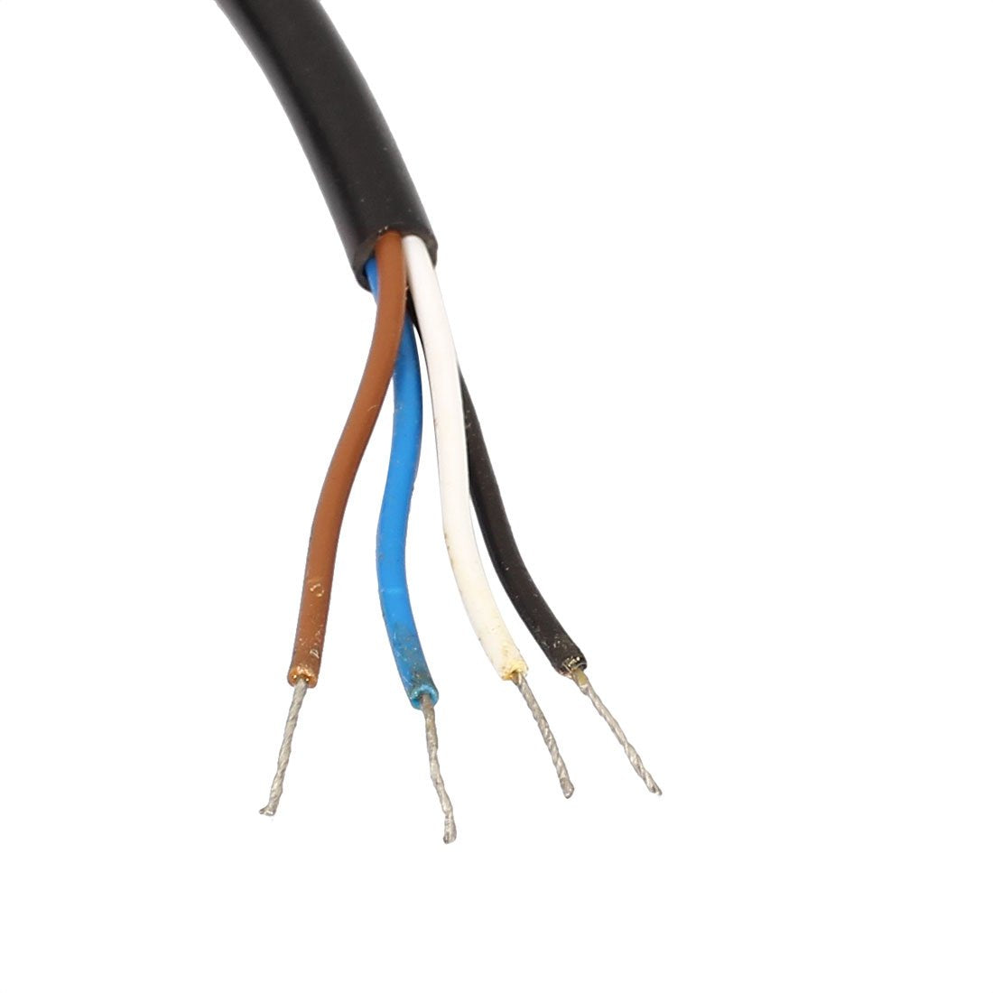 uxcell M12 Female Straight 4 Pin Connector Aviation Socket Electrical Cable 2M