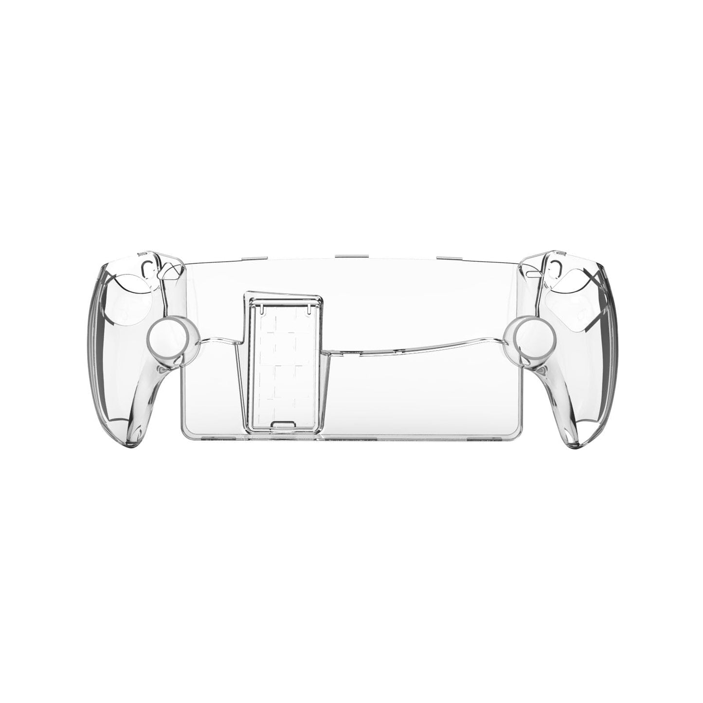 Transparent Protective Case Sleeve with Stand for PlayStation Portal Console Drop-Proof Case Skin Back Shell Cover Protection Kickstand Case