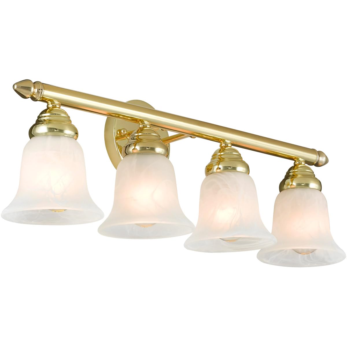 Livex Lighting 1064-02 Neptune 4 Polished Brass Bath Light