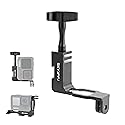 SKYJFFJ 90 Degree Aluminum Vertical Bracket Adapter for GoPro Hero 13 12 11 10 9 Action Camera Black (Vertically)