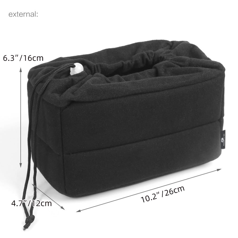 Koolertron Shockproof Camera Photo Bag for SLR TLR Camera Insert Partition Padded Case,Can be Put Directly Into the SLR Camera Bag With Freely