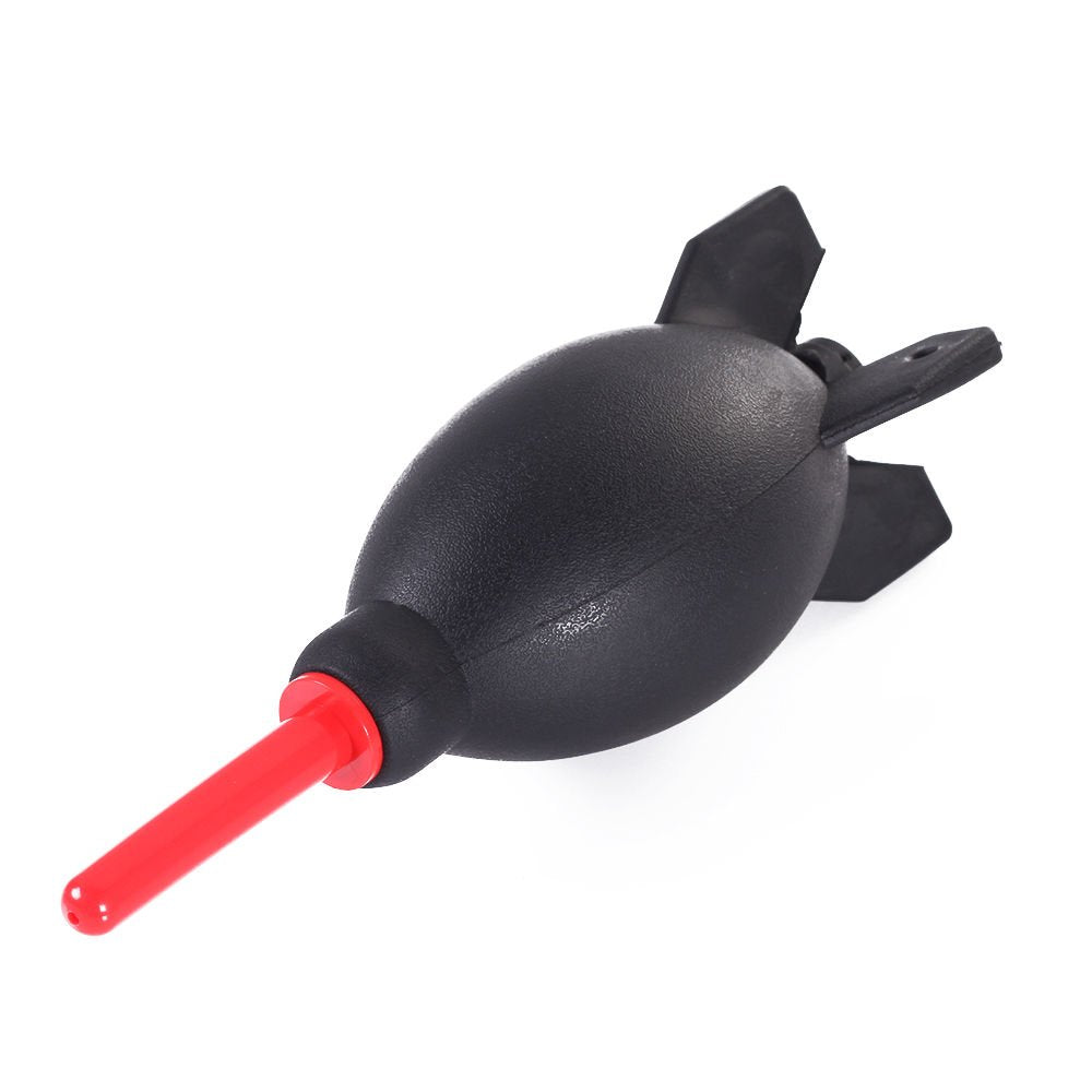 FocusFoto PRO 6.6 Inch Rubber Rocket Air Blower Duster Cleaner Dust Cleaning for DSLR Camera CCD Lens Keyboard Red
