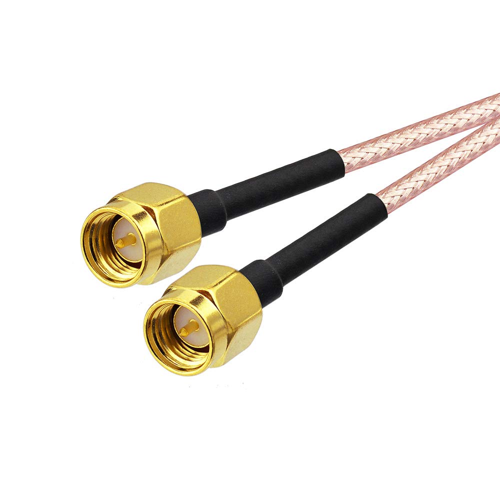 BINGFU 4G LTE Antenna Adapter Splitter Cable SMA Female to Dual SMA Male Cable 15cm 6 inch Compatible with 4G LTE Wireless Router CPE Hotspot Cellular