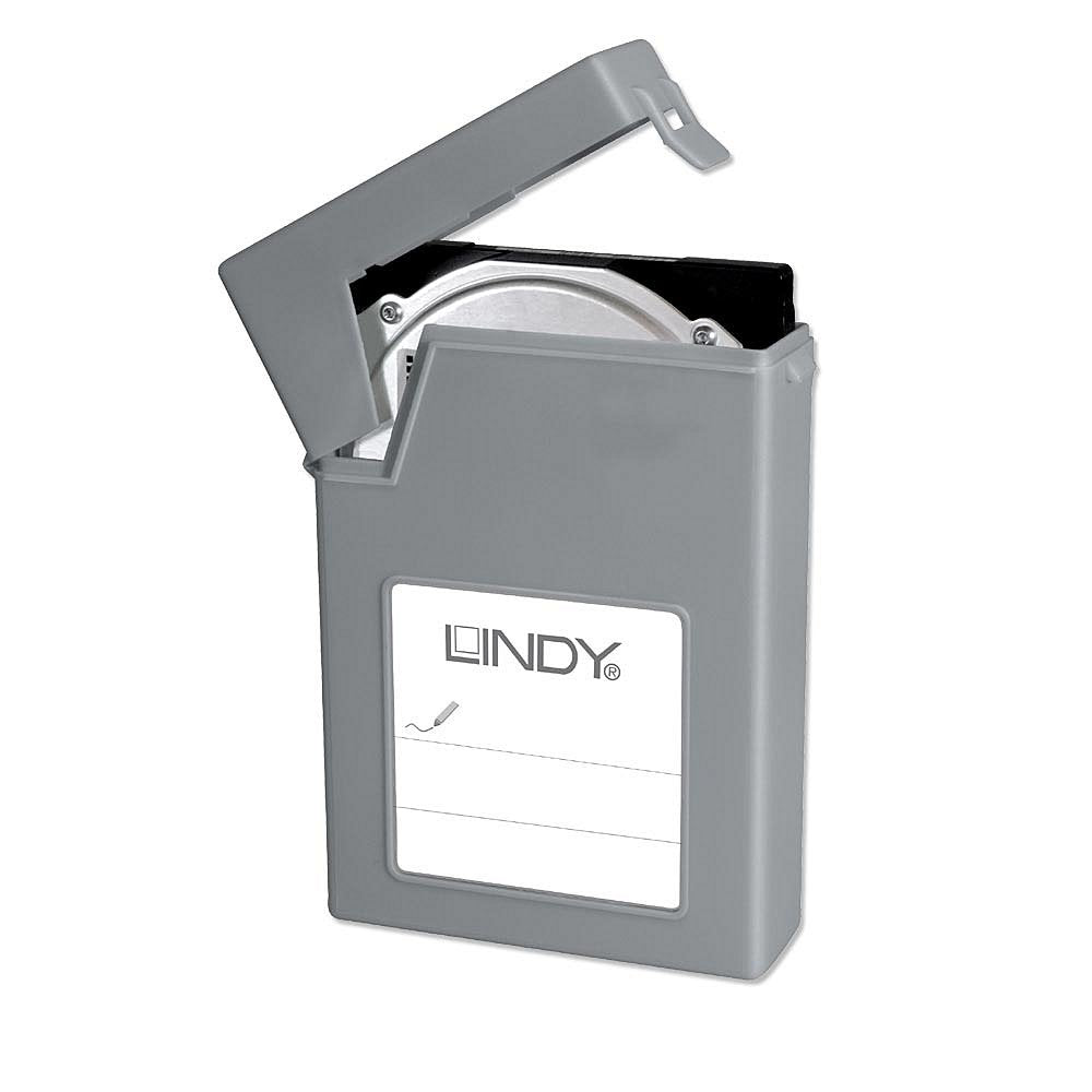 LINDY 3.5-Inch HDD Storage Case, Gray (40682)