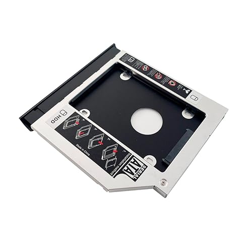 2nd HDD SSD Hard Drive Optical Frame Caddy Tray for Acer Aspire E5-573 E5-573G E5-574 E5-574G E5-575 E5-575G with Bezel Faceplate