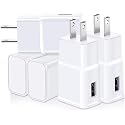 5 Pack Type C Charger Fast Charging Block, Bulk Pack USB Wall Phone Charger Adapter Compatible with Samsung Galaxy S21/S20/S10/S10e/S10 Plus/S9/S9