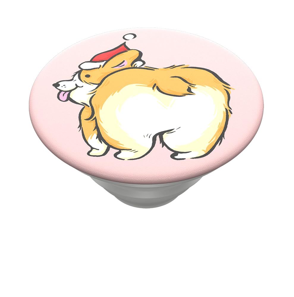 PopSockets Adhesive Phone Grip, Holder, Phone Stand, Christmas - A Corgi Christmas