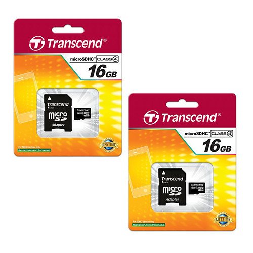 Samsung Galaxy S 7 Edge Cell Phone Memory Card 2 x 16GB microSDHC Memory Card with SD Adapter (2 Pack)