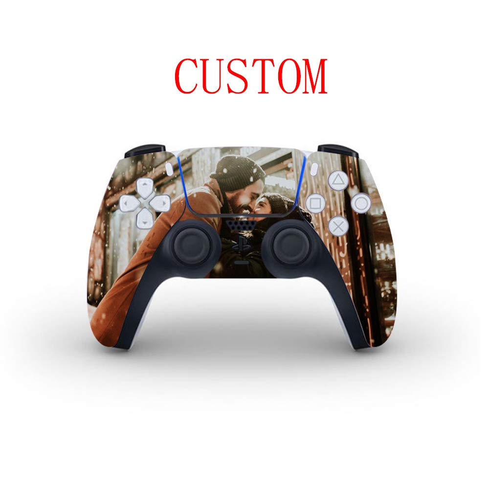 Custom Vinyl Skin Sticker Decal Cover for PS5 PlayStation Controller with Your Own Picture