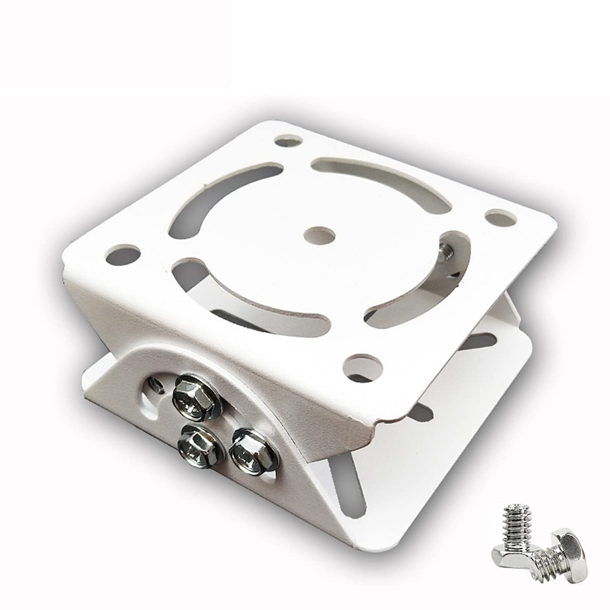 BeElion Universal Security Camera Mount Bracket - Heavy Duty Metal Adapter for PTZ, Dome Surveillance Cameras | Wall, Ceiling, Pole Mount Compatible |