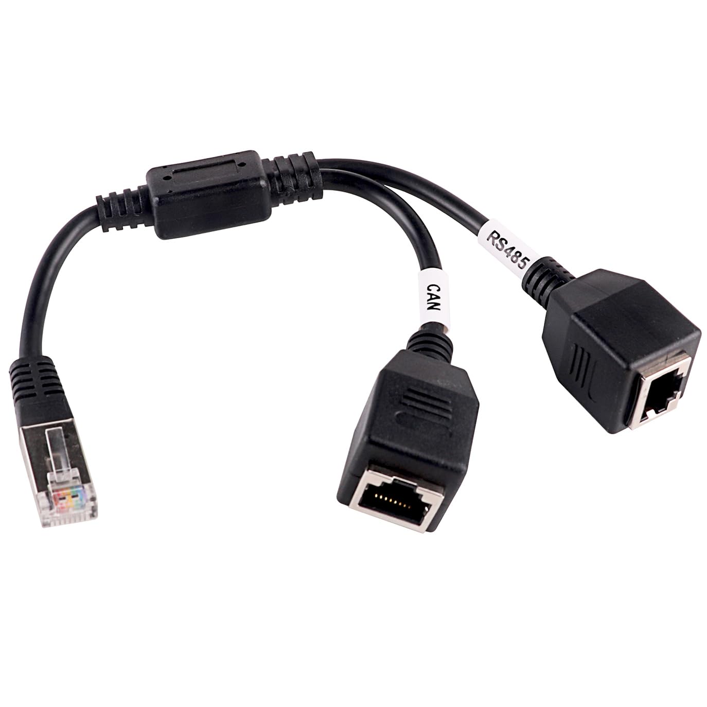 Suamdoen RJ45 Splitter 2 in 1 BMS Port Connecting RS485 Monitor CAN Battery Cable for Deye/SunSynk/Sol-Ark