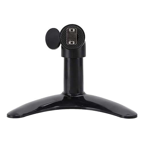 ASHATA Monitor Holder Stand, Desktop Computer Black Monitor Holder,Universal PC Accessories,ABS + Metal Material,Light Weight,for Small LCD Monitors