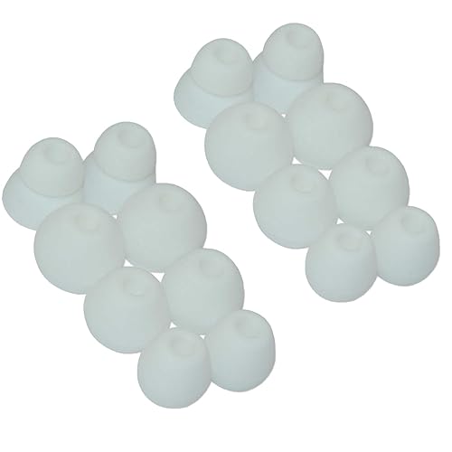 Miayaya Silicone Tips Replacement Earbuds Tips for Powerbeats Pro, Beats X, Beats Flex, Urbeats, BeatsTour Wireless Earphone Ear Tips Covers, S/M/L, 8