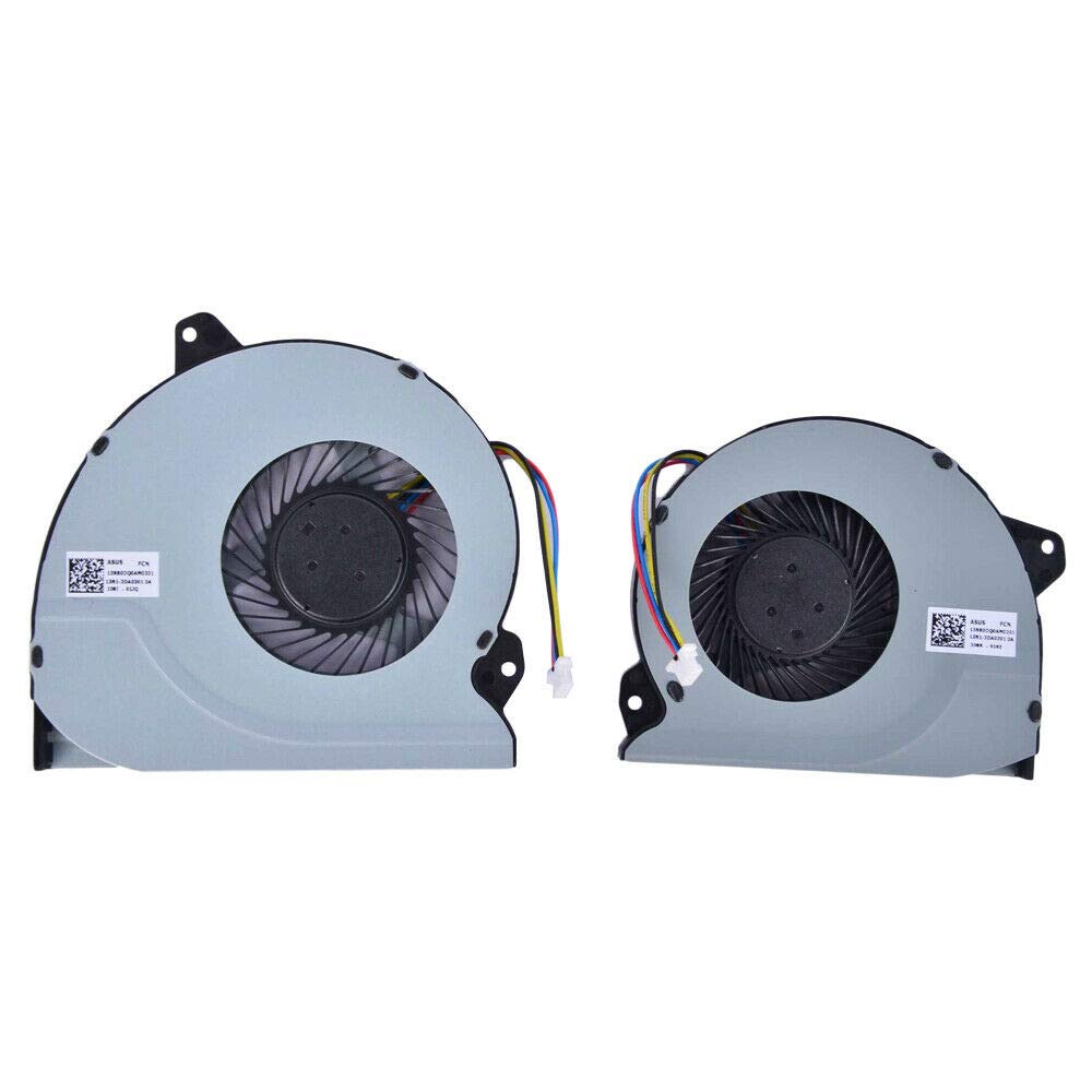 Replace for ASUS ROG Strix GL702V GL702VS GL702VSK S7VS GL702VM GL702VMK GL702VML S7VM GPU & CPU Cooling Cooler Fan FJ9U FJ9T DC5V 0.5A
