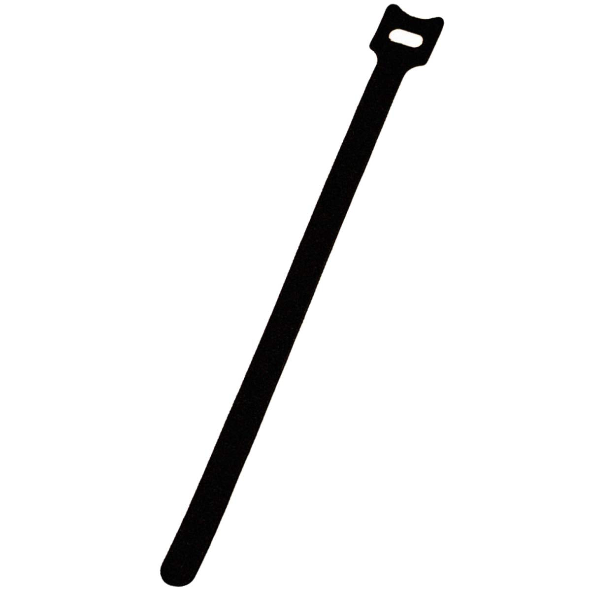 NavePoint 8 Inch Hook and Loop Reusable Strap Cable Cord Wire Ties 100 Pack Black