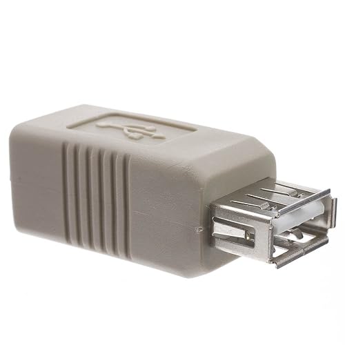 CableWholesale USB A to B Adapter, Type A Female to Type B Female