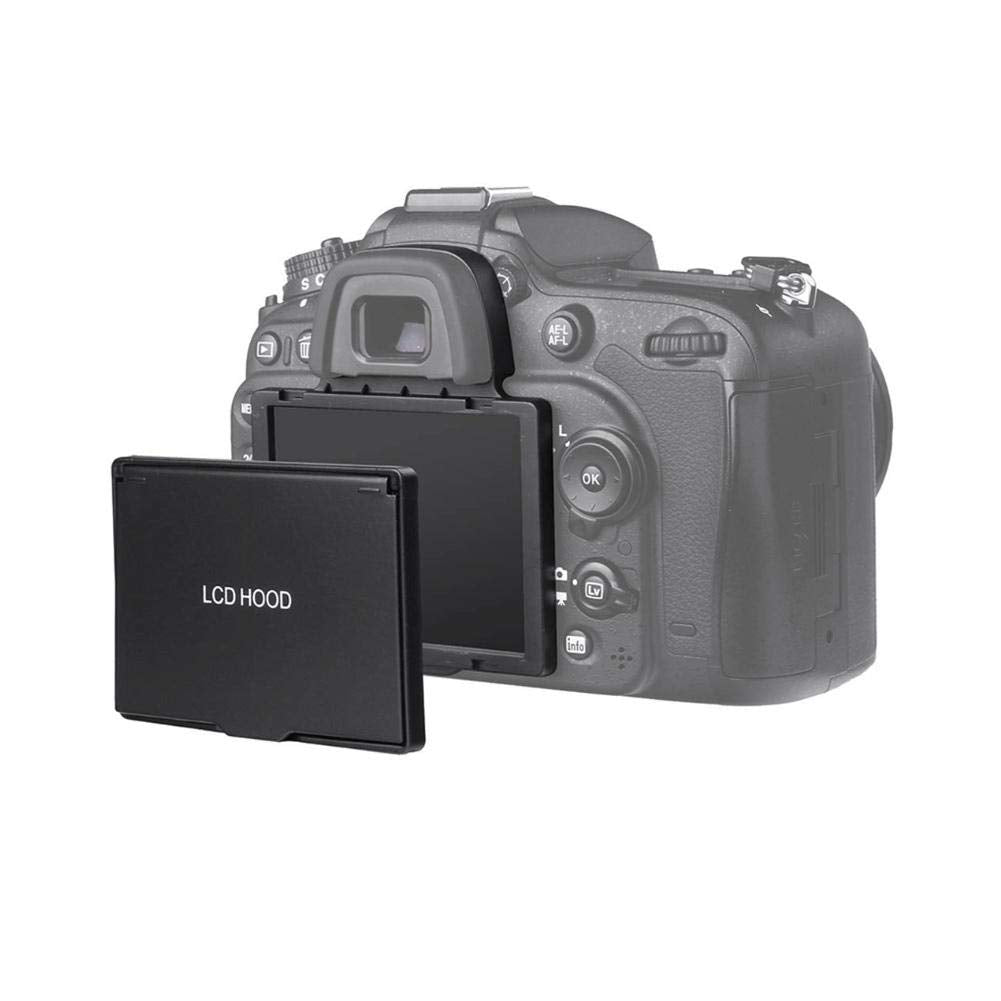 Serounder LCD -up Hood Sun Shade Screen Protective Cover Foldable Camera Monitor Protector for D7100/D7200 DSLR Camera
