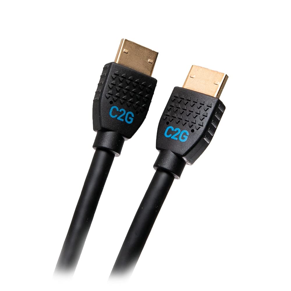C2G HDMI Cable, 4K, High Speed HDMI Cable, Ethernet, 60Hz, 15 Feet (4.57 Meters), Black, Cables to Go 50186