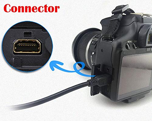 Digipartspower USB Data Sync Cable Cord Lead for Panasonic Camera Lumix DMC-TZ1 s TZ1k DMC-LS60