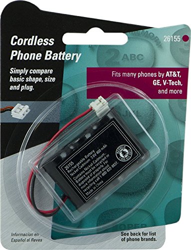 Cordless Phone Battery, Nicad 3.6V 400mAh