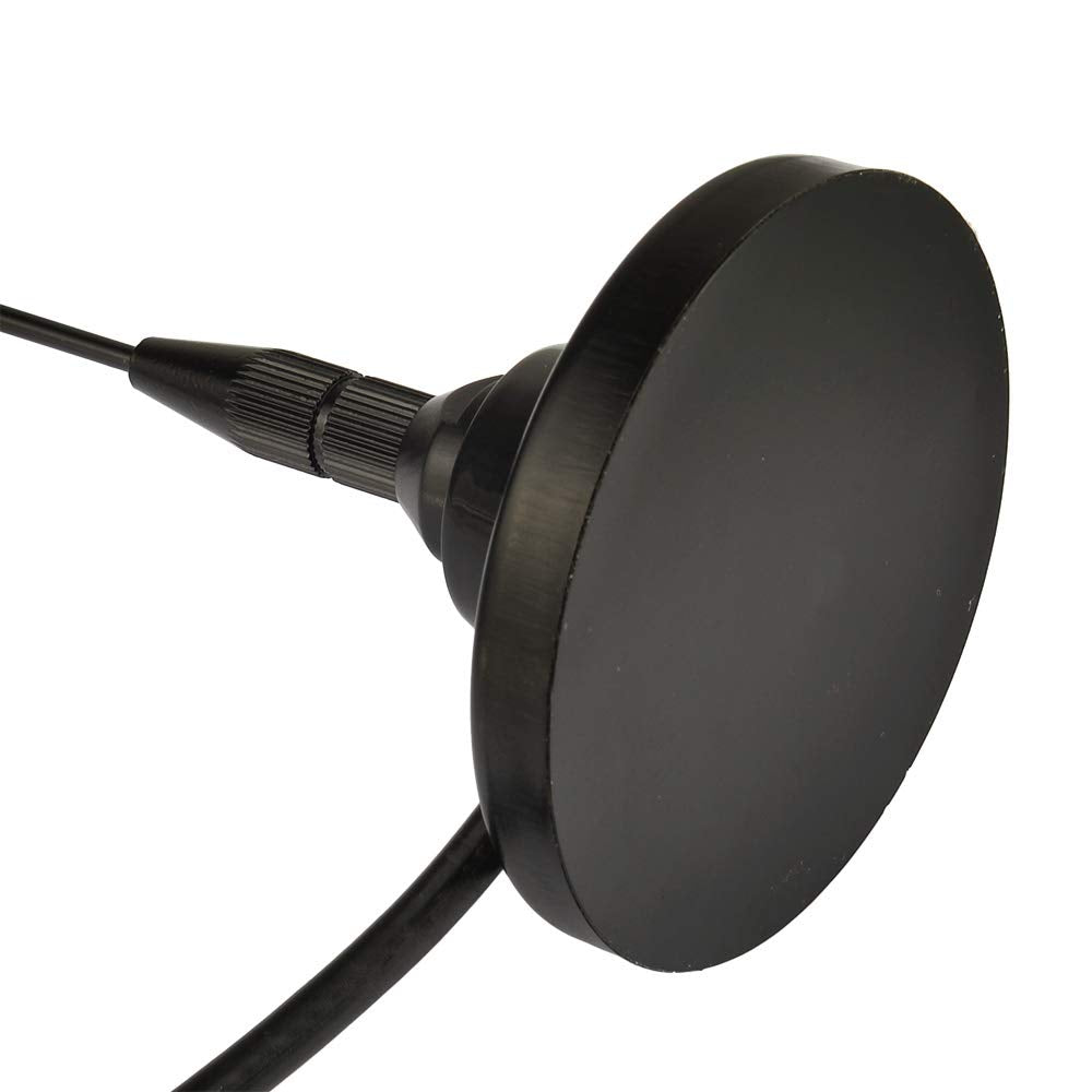 Bingfu Boat Marine Vehicle VHF Ham Mobile Radio Antenna VHF UHF 136-174MHz 400-520MHz Magnetic Base PL259 Male Antenna for Garmin Uniden Cobra ICOM