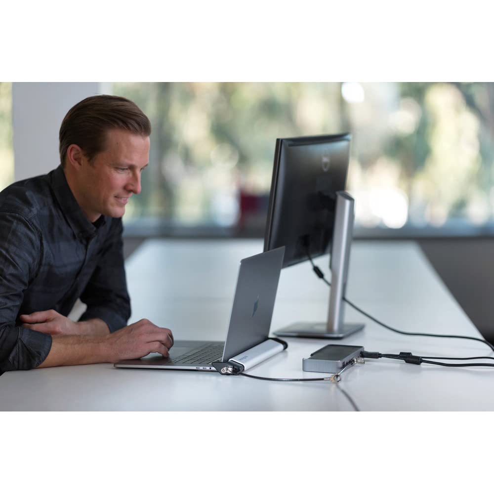 Kensington K64453WW Laptop Locking Station 2.0 with MicroSaver for MacBook's and other 11"-15.6" Laptops