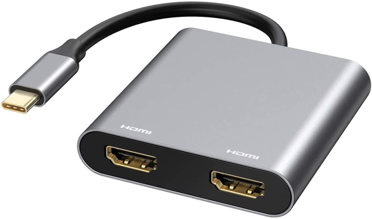 4xem 4XUSBCHUB07 5.27 in. Dual HDMI USB-C Dock