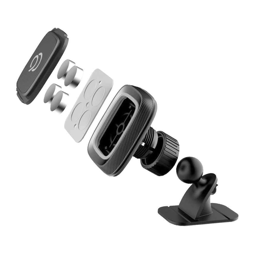 Nimbus9 Magnetic Universal Car Mount Dash and Vent V2 Black Car Holders and Mounts