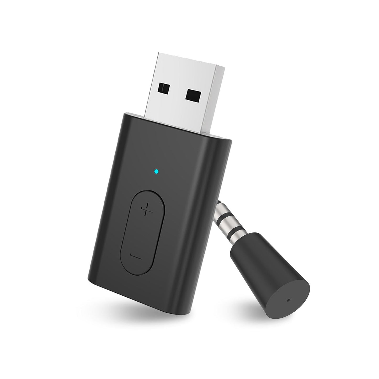 Bluetooth 5.3 Transmitter, APTX Adaptive APTX Low Latency Dual Device Connection,for PS5,PS4, Switch, PC, TV,Bluetooth Headphones (Plug Play)