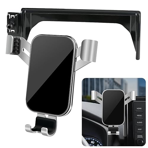 LUNQIN Car Phone Holder for 2019-2025 Toyota RAV4 LE XLE & 2019-2025 RAV4 Hybrid LE XLE SE Woodland XLE-Premium & 2021-25 RAV 4 Prime SE Auto