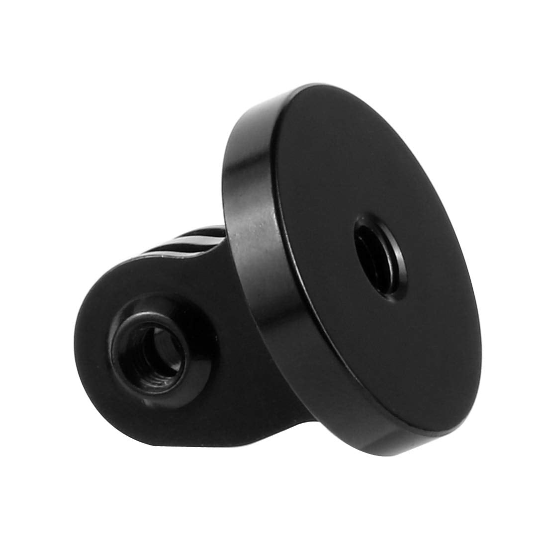 NovelGoal Mini Tripod Mount Adapter 1/4" Aluminium Alloy Base Compatible with GoPro Sports Action Camera Accessories (Black)