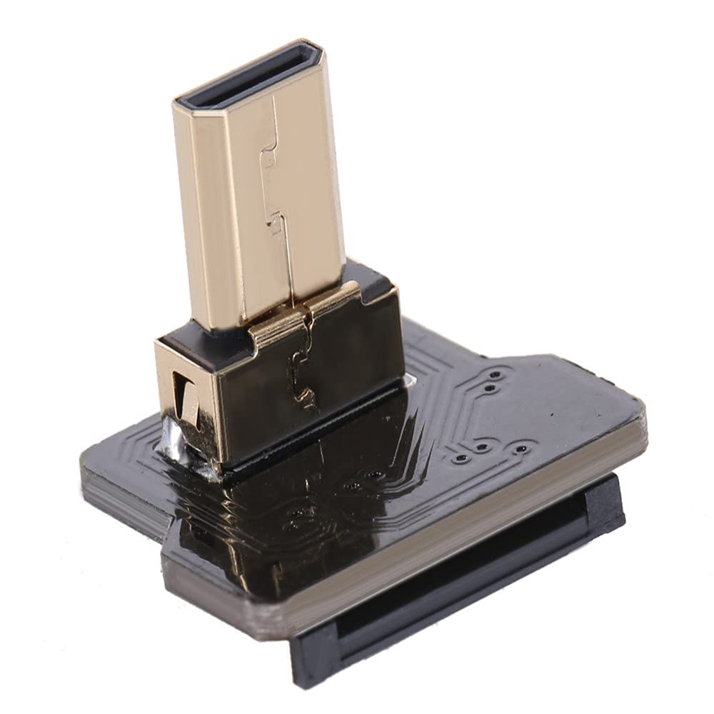 JSER CYFPV Micro HDMI Type D Male Down Angled 90 Degree for FPV HDTV Multicopter Aerial Photography