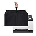 Anti-Static Waterproof Printer Dust Cover for HP Color Laserjet Pro 3201dw/M255dw/Brother HL-L3220CDW/HL-L3280CDW Wireless Printer (Black)