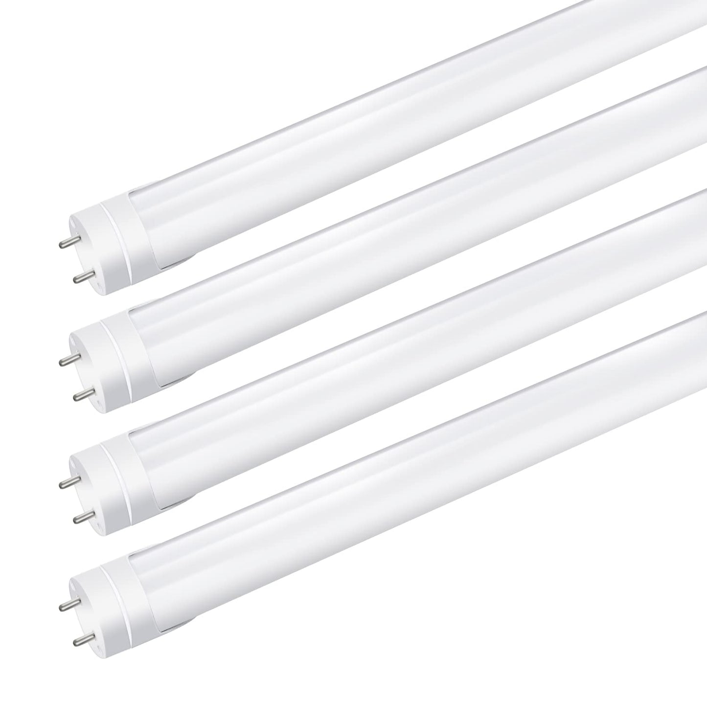 LightingWill LED T8 Light Tube 3FT, Warm White 3000K-3500K, Dual-End Powered Ballast Bypass, 2000 Lumens 15W (32W Fluorescent Equivalent), Frosted