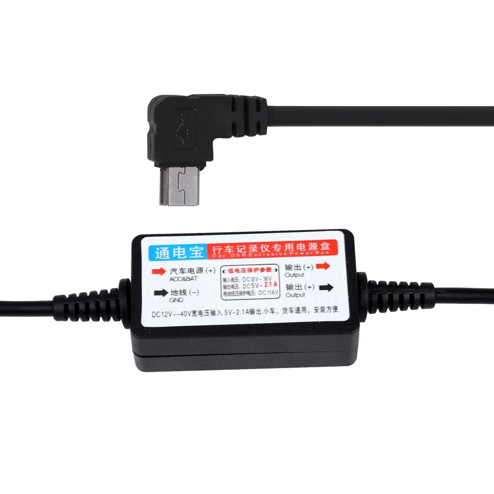 Universal Micro USB 12V to 5V Converter for Powering The Dashcam Car Tablet Android DVR Camcorder Recorder -/10inch