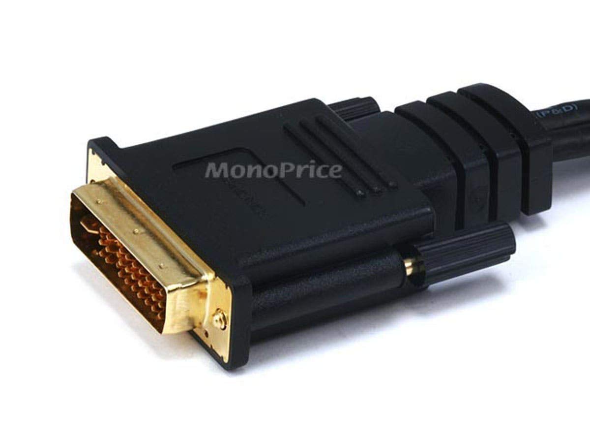 Monoprice 103038 25-Feet 28AWG A Type VGA and USB to M1-D Cable - Black