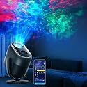 Govee Star Projector Lights, 7-Zone Colorful Nebula Effect, Compatible with Matter, 540ft² Coverage, LED Ceiling Lights for Bedroom, 50+ Scenes, 18
