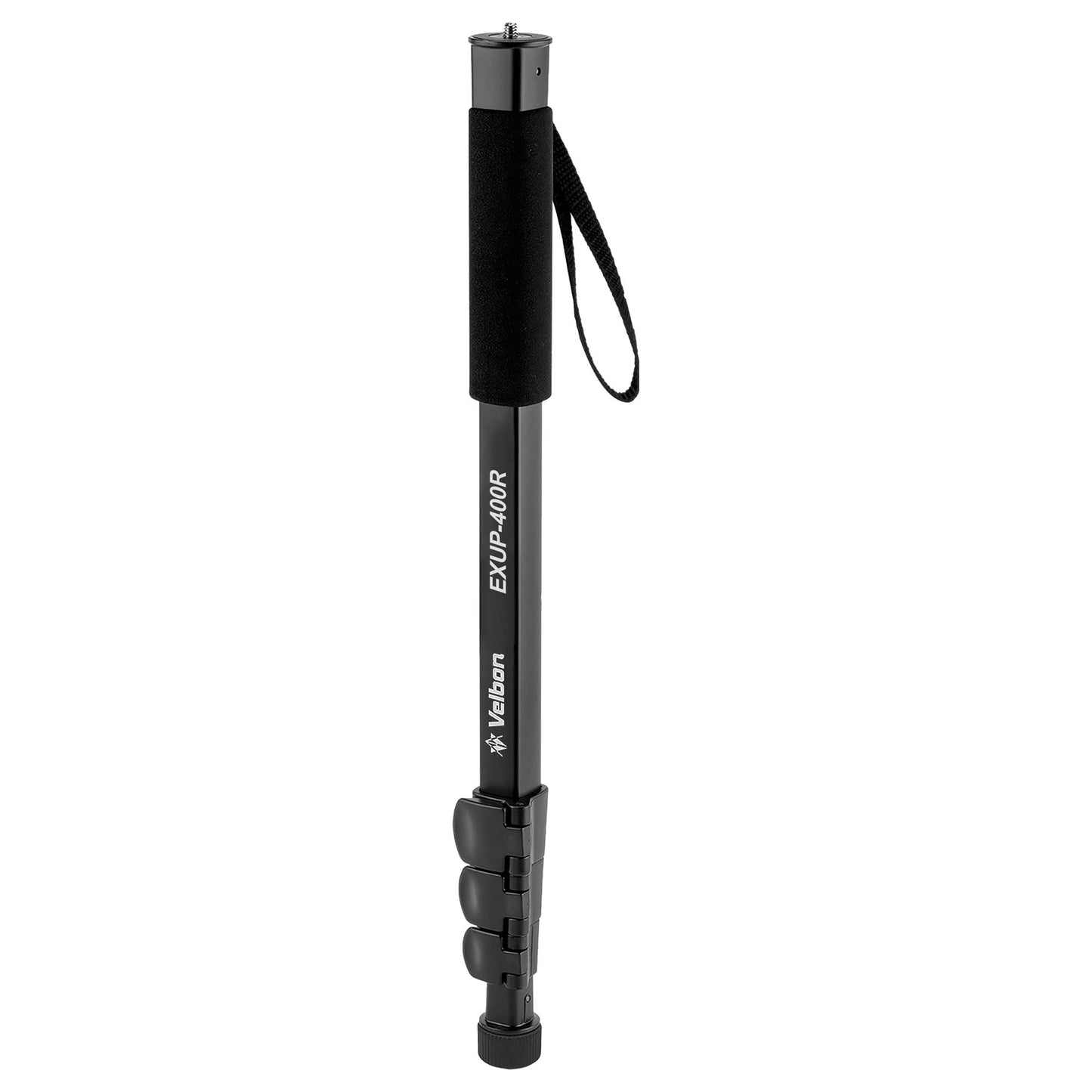 Velbon 017915501102 Monopod Pole, Camera Compatible, EXUP-400R AZ 4-Level Lever Lock, Total Height 57.1 inches (146 cm), Leg Diameter 0.9 inches (23