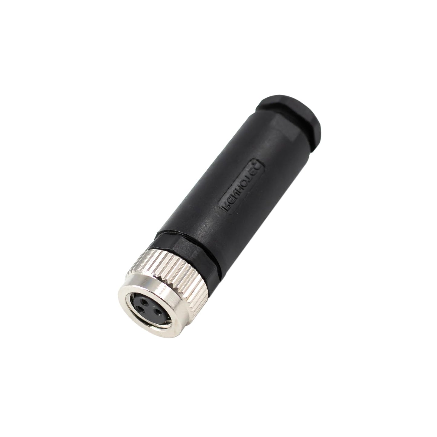 M8 3 Pin Connector Field Wireable Screw Termination A Code Female Plug Straight Non-Shield Connector, 8mm Industrial Circular Connector, Outdoor