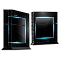 Skin Decal Vinyl Wrap for PS4 Sony Playstation Console (Skins only) / Glowing Blue Tech