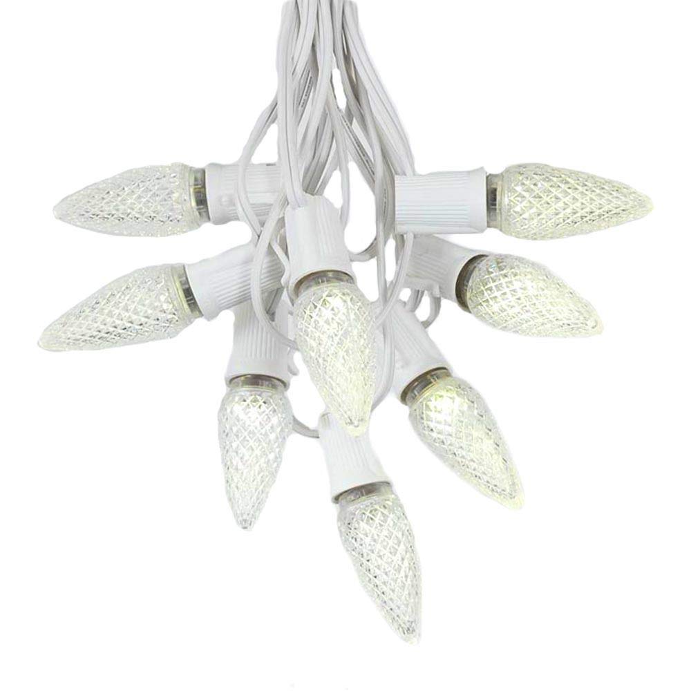 Novelty Lights 25 Foot C9 LED Outdoor Patio Christmas String Light Set