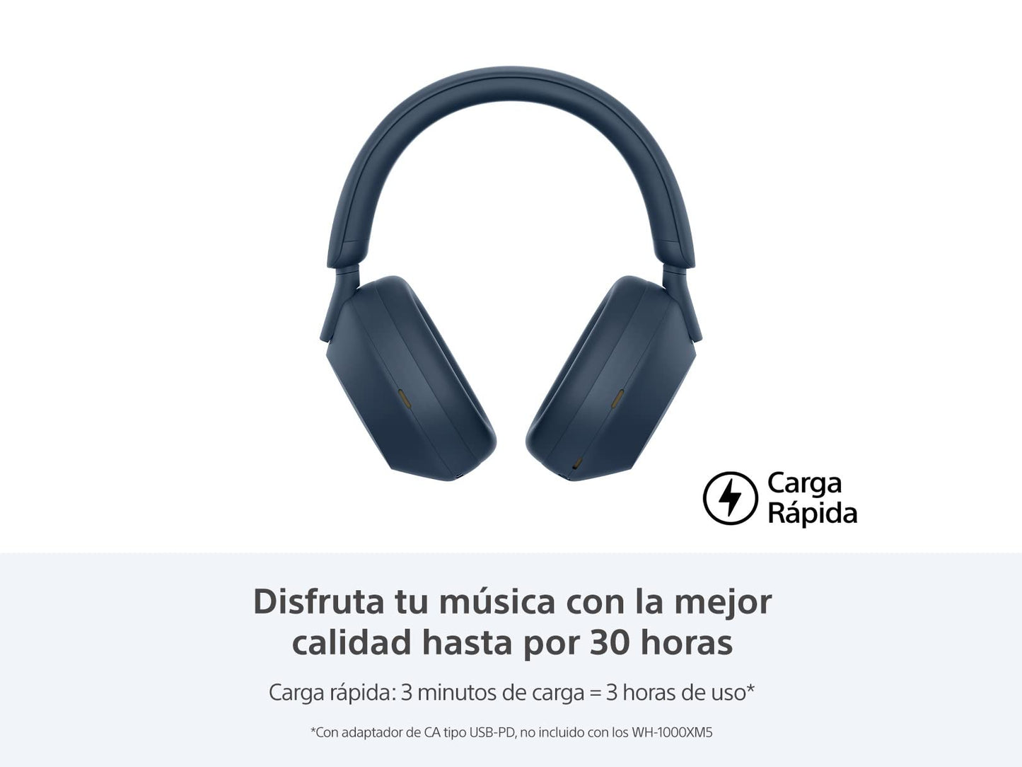 Sony WH-1000XM5 Noise Canceling Wireless Headphones - 30hr Battery Life - Over-Ear Style - Optimized for Alexa and Google Assistant - Built-in mic
