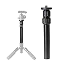 Tripod Center Column Extension Camera Mount Extender Telescopic Rod 3 Section Pole for Monopod DSLR Photo Studio Outdoor Macro Shooting