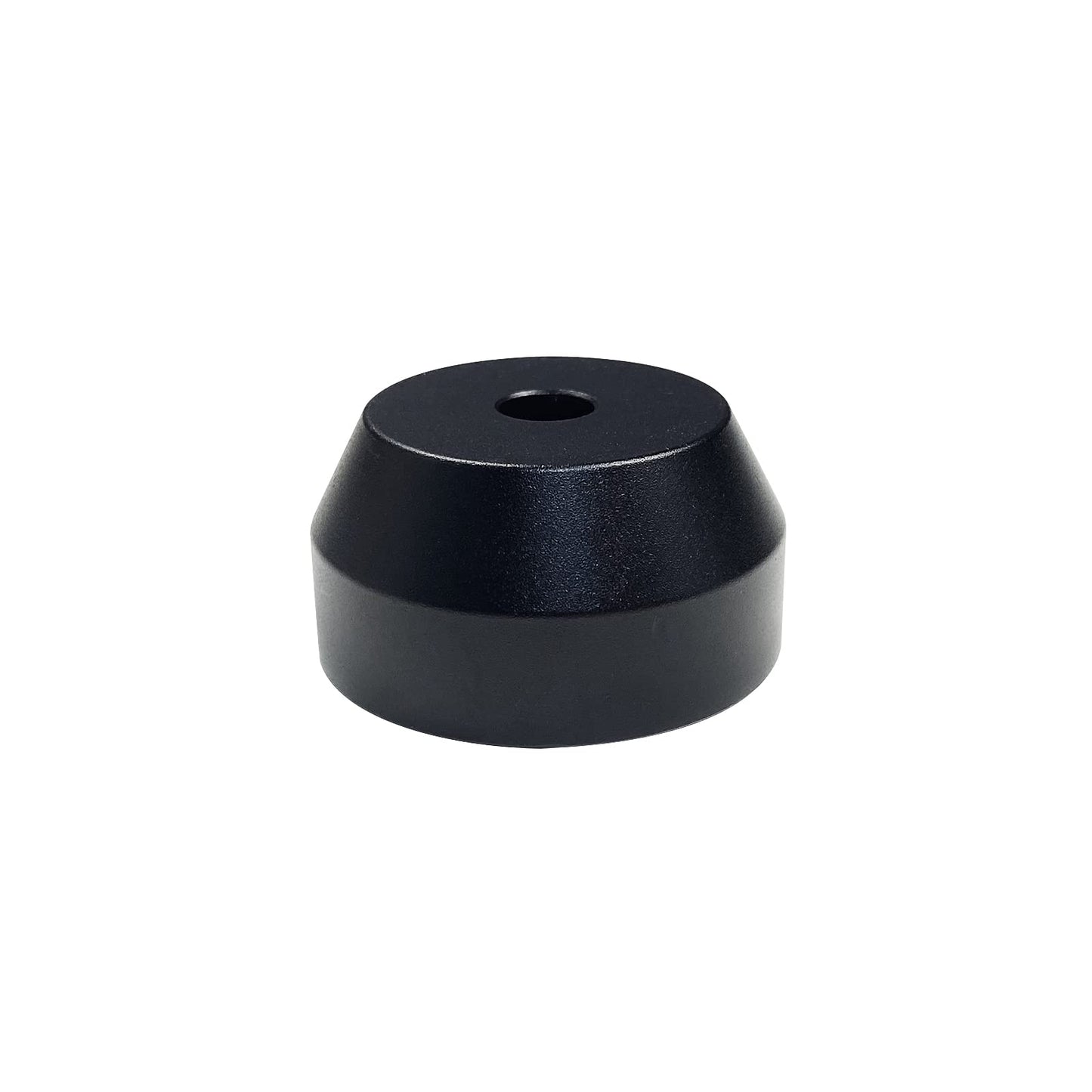 sdroceRyaM 45 RPM Record Adapter Solid Aluminum 7 Inch Vinyl Record Dome 45 Adapter for Turntables (Black)